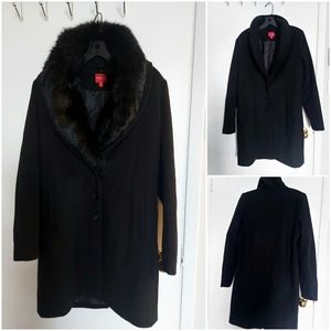 🔥 Final sale🎈Fur collar coat_ Guess_ S_ NWOT